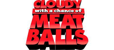 Cloudy with a Chance of Meatballs title screen for Nintendo DS